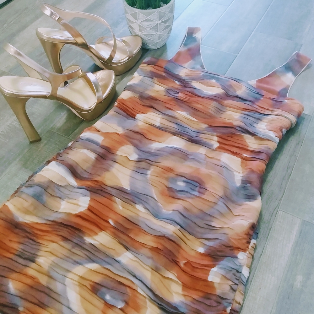 Alice + Olivia Ruched Bodycon Silk Dress